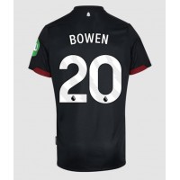 Maglia Calcio West Ham United Jarrod Bowen #20 Seconda Divisa 2024-25 Manica Corta